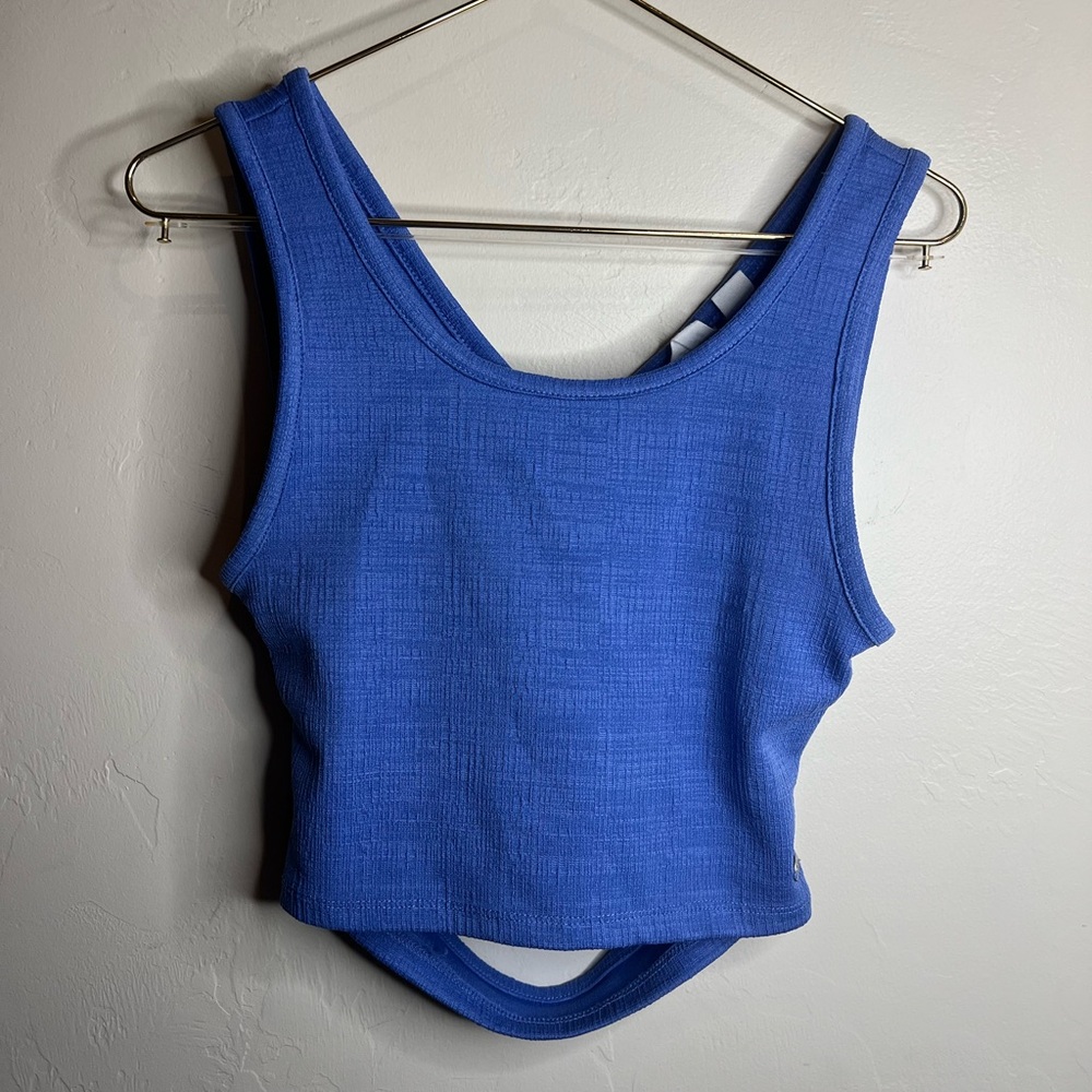Roxy Vibrant Blue Crop‎ Top tank like new